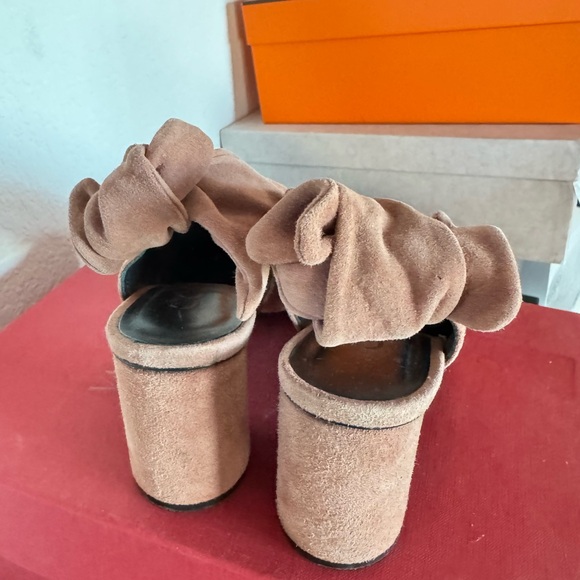 COS Elegant Tan Suede Women's Shoes SIZE 37 Worn once - Picture 4 of 5